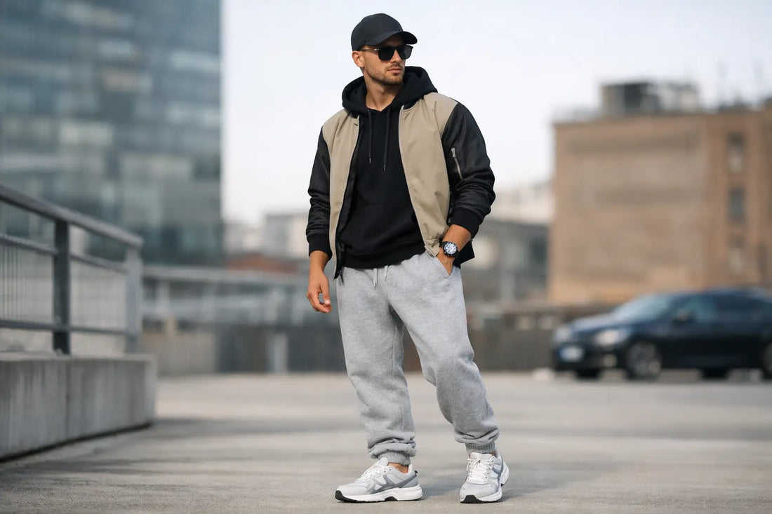 Sweatpants Outfit Herren Streetwear richtig stylen