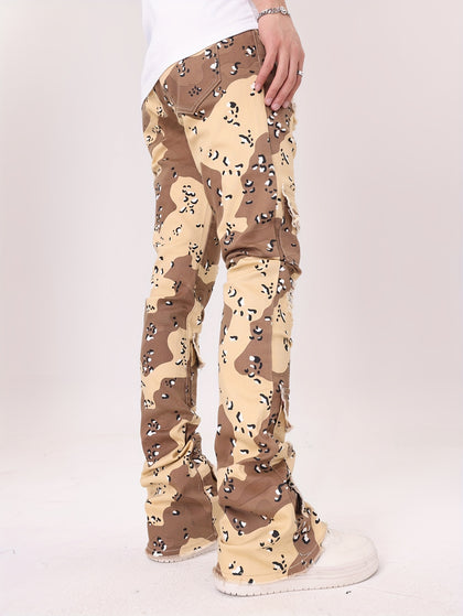 Camouflage Flare Jeans - Street Wear United