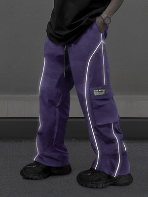 Gestreifte Cargohose