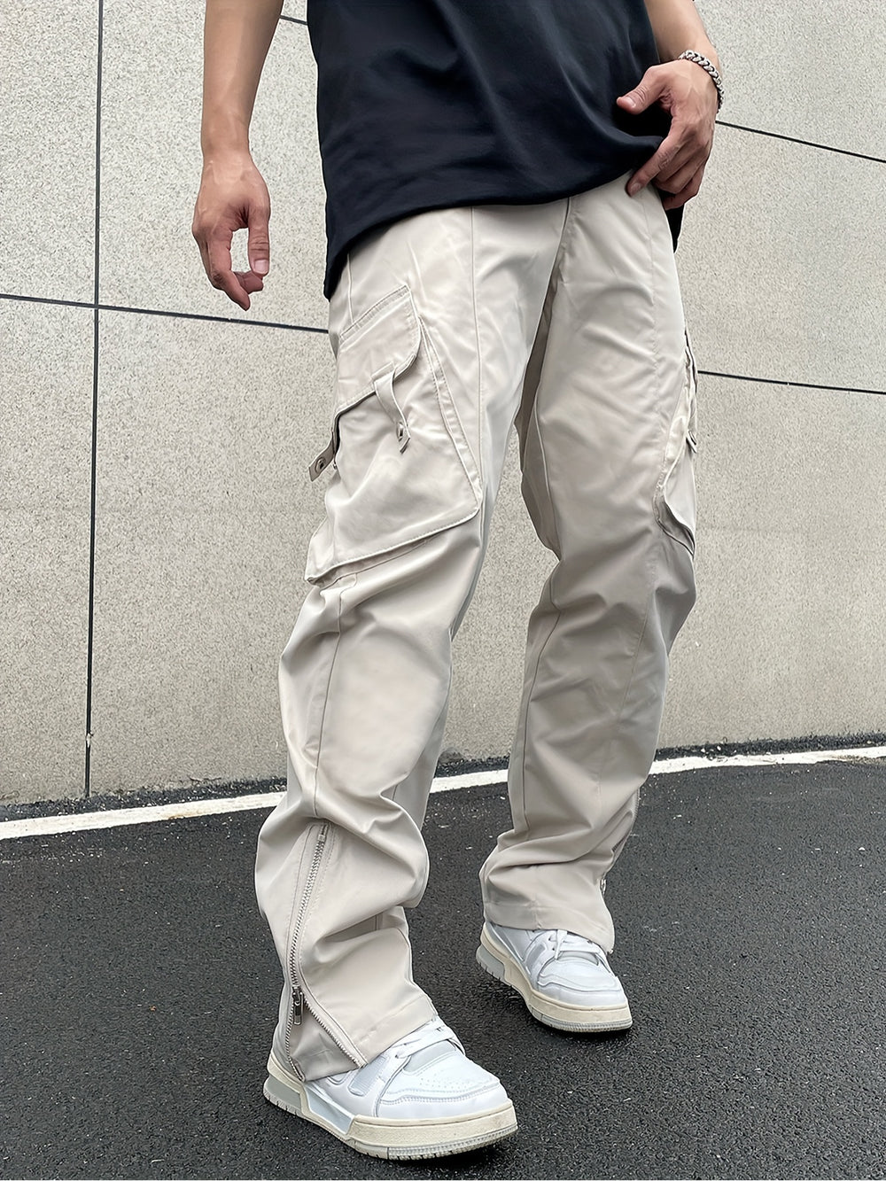 Cargohosen mit Reissverschluss - Street Wear United