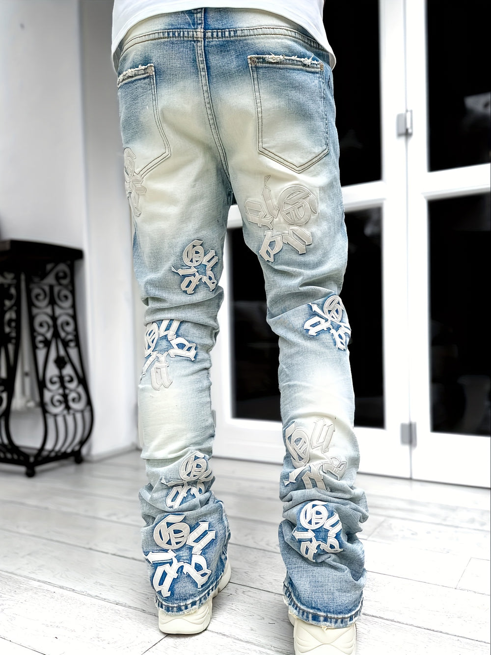 Bestrickte Jeans - Street Wear United