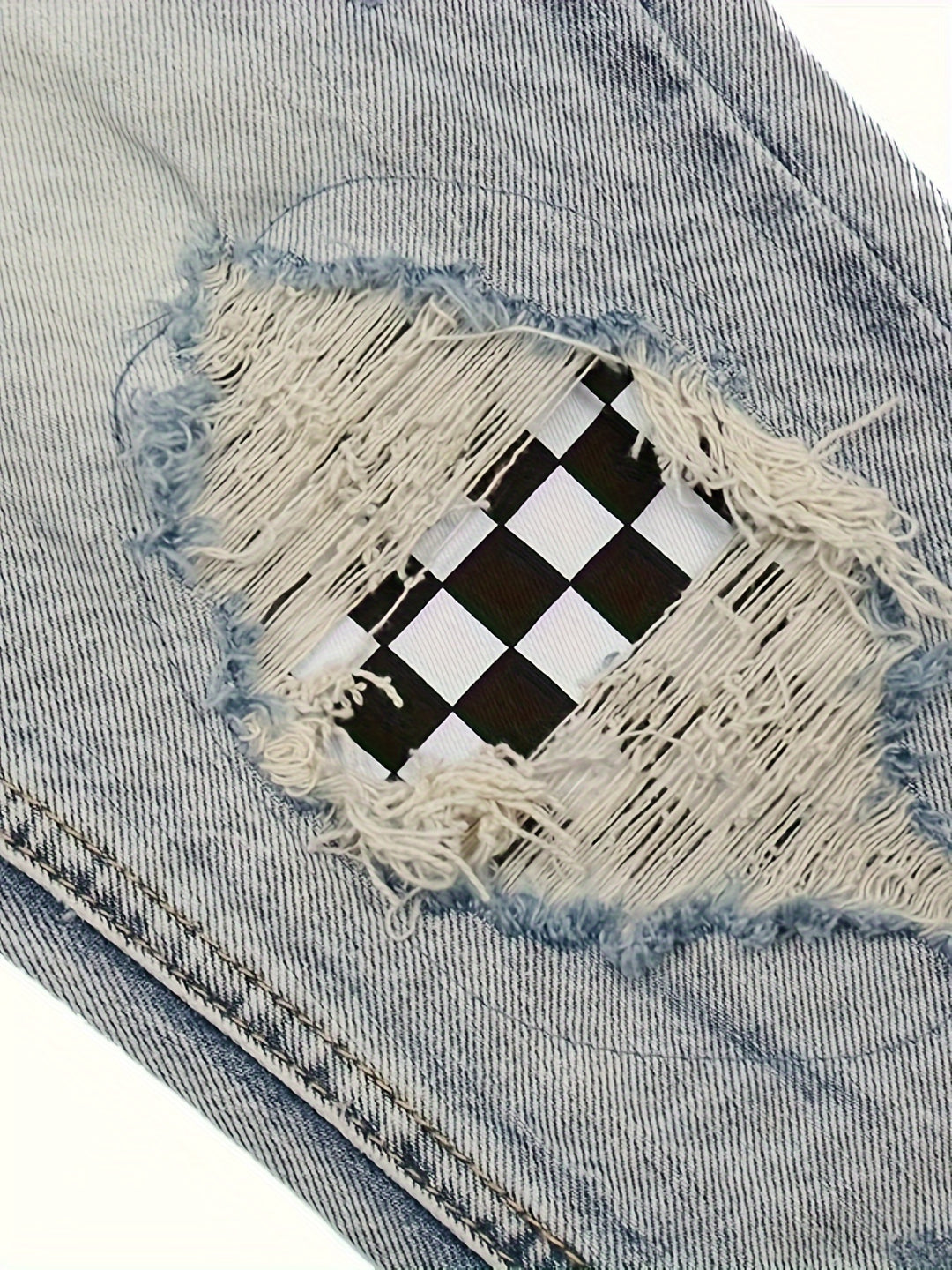 Geflickte Jeans