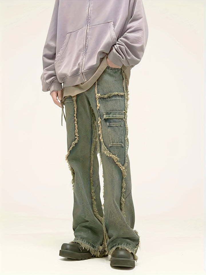 Rohkantige Jeans