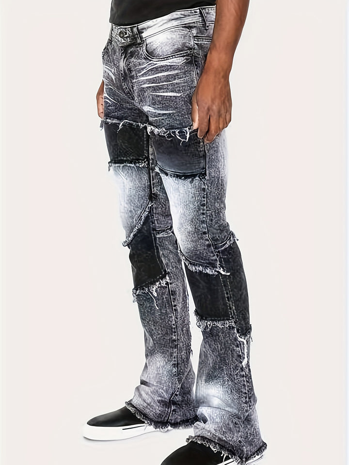 Farbblock Jeans