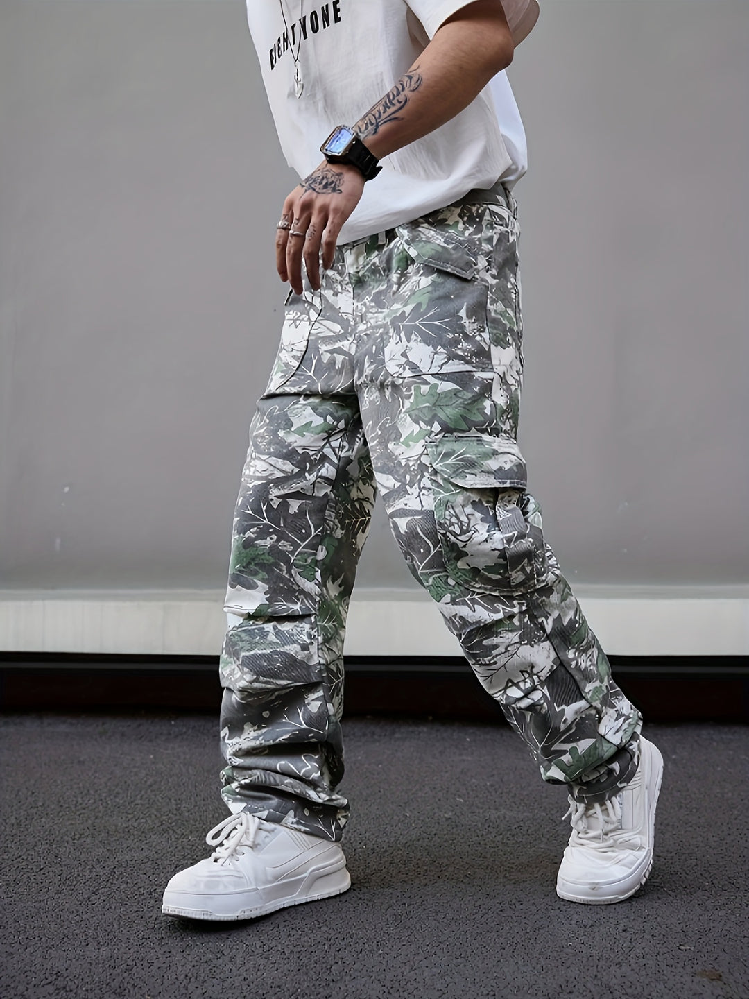 Camouflage Denim Jeans