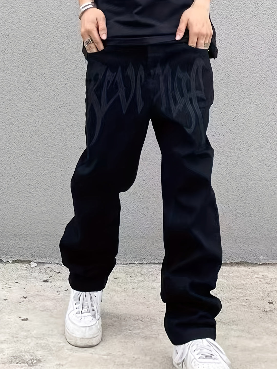 Embroidered jeans