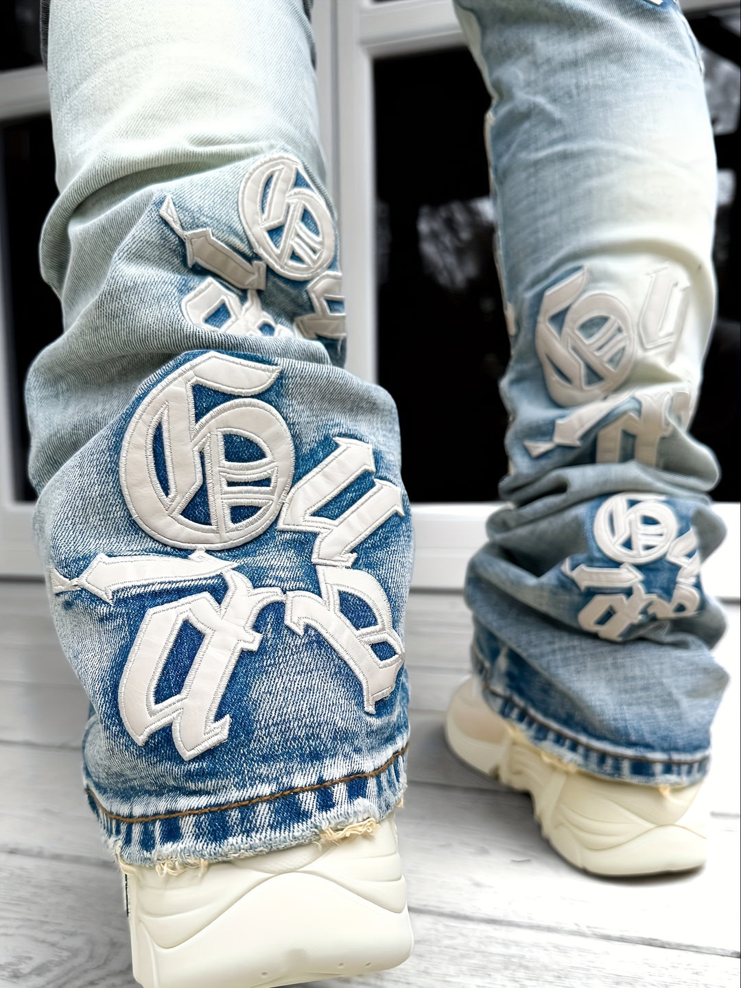 Bestrickte Jeans