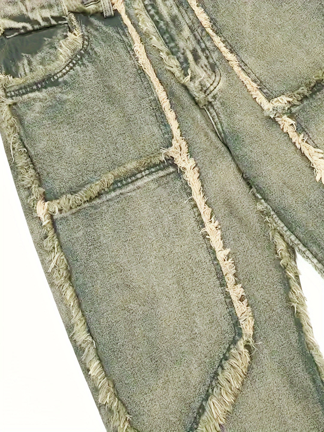 Rohkantige Jeans