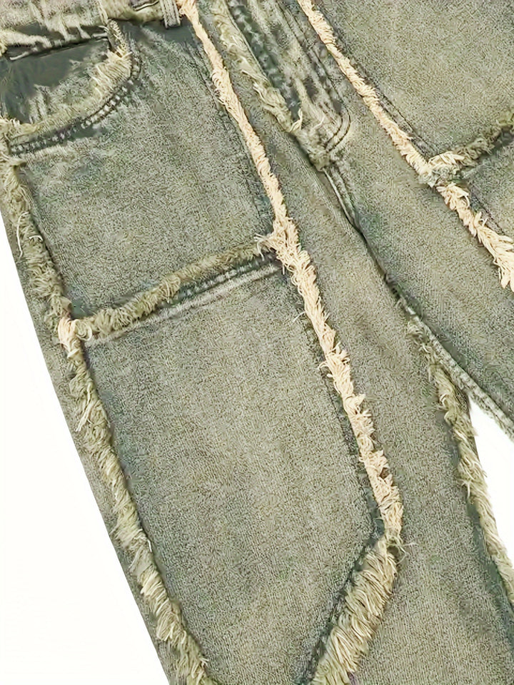 Rohkantige Jeans