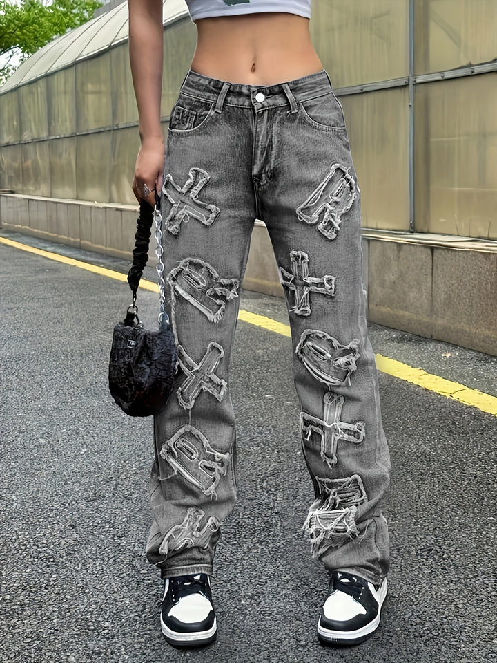Buchstaben Jeans