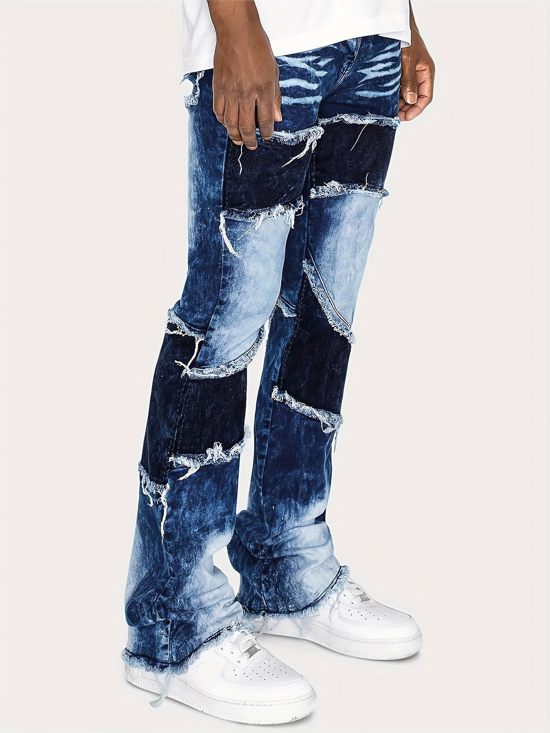 Farbblock Jeans