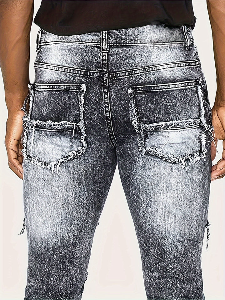 Farbblock Jeans
