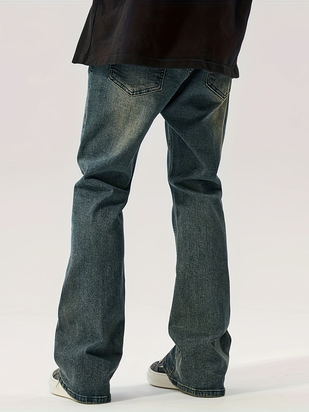 Gestreifte Jeans