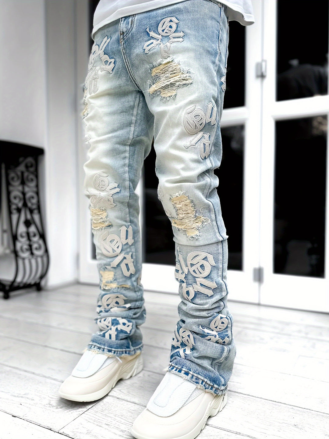 Bestrickte Jeans