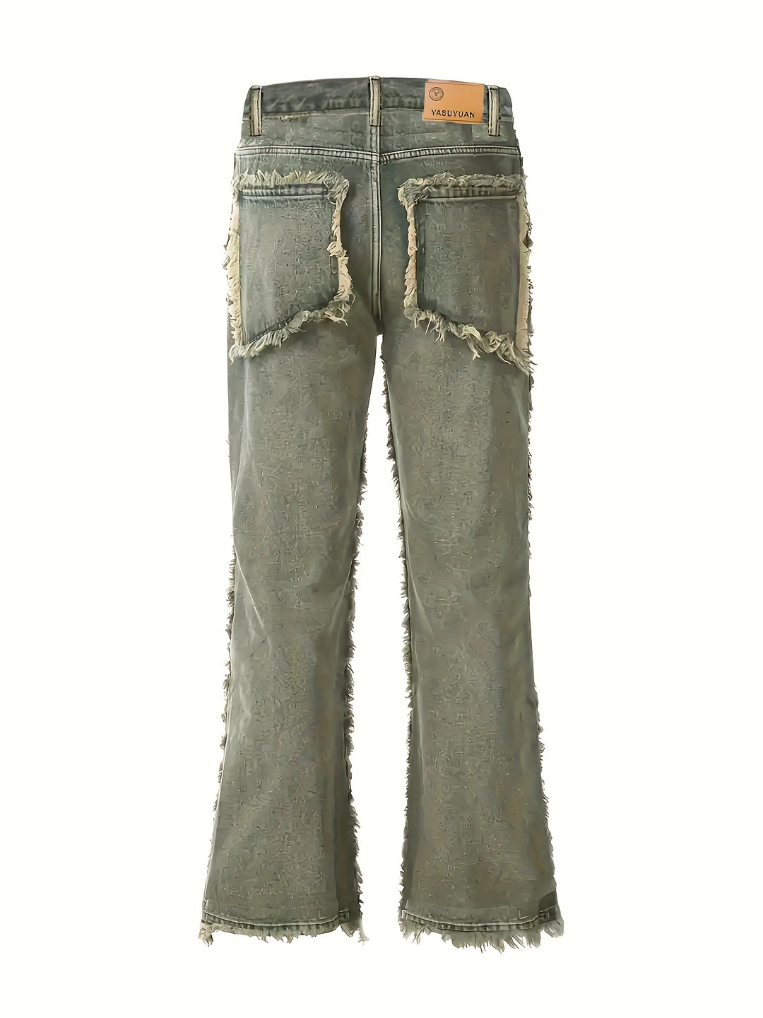 Rohkantige Jeans