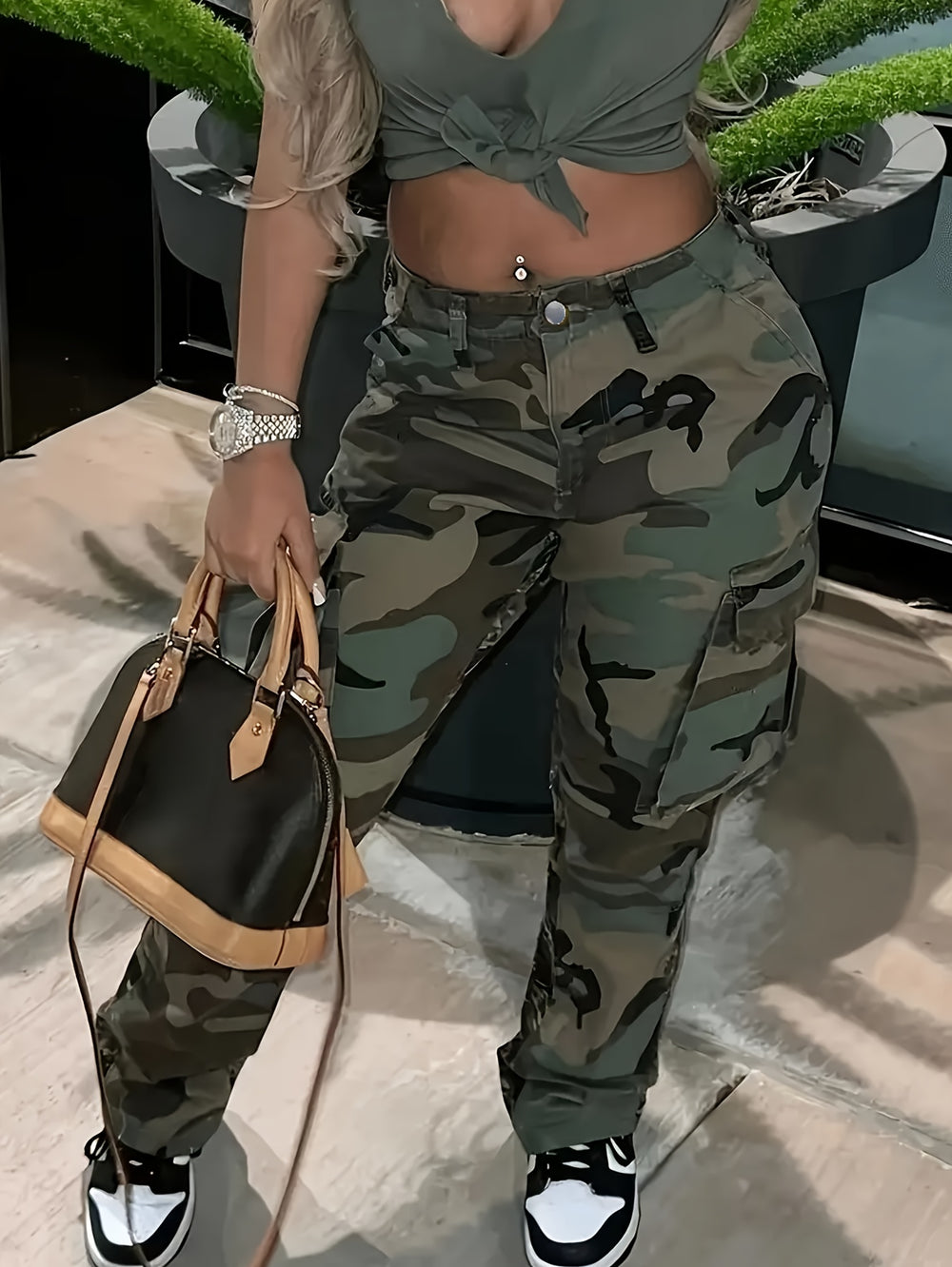 Camo Cargohose - Street Wear United