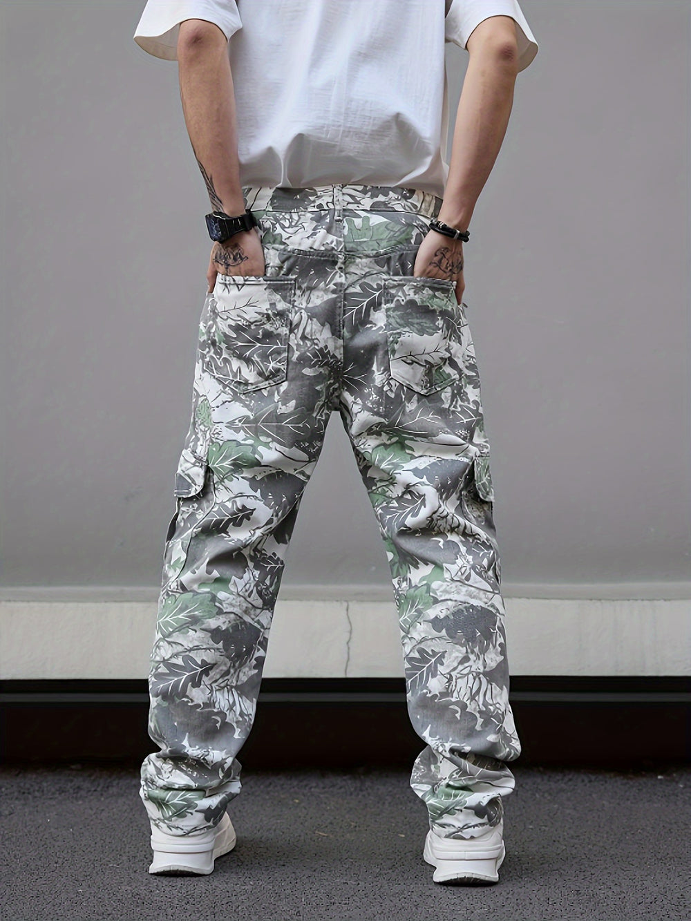 Camouflage Denim Jeans - Street Wear United