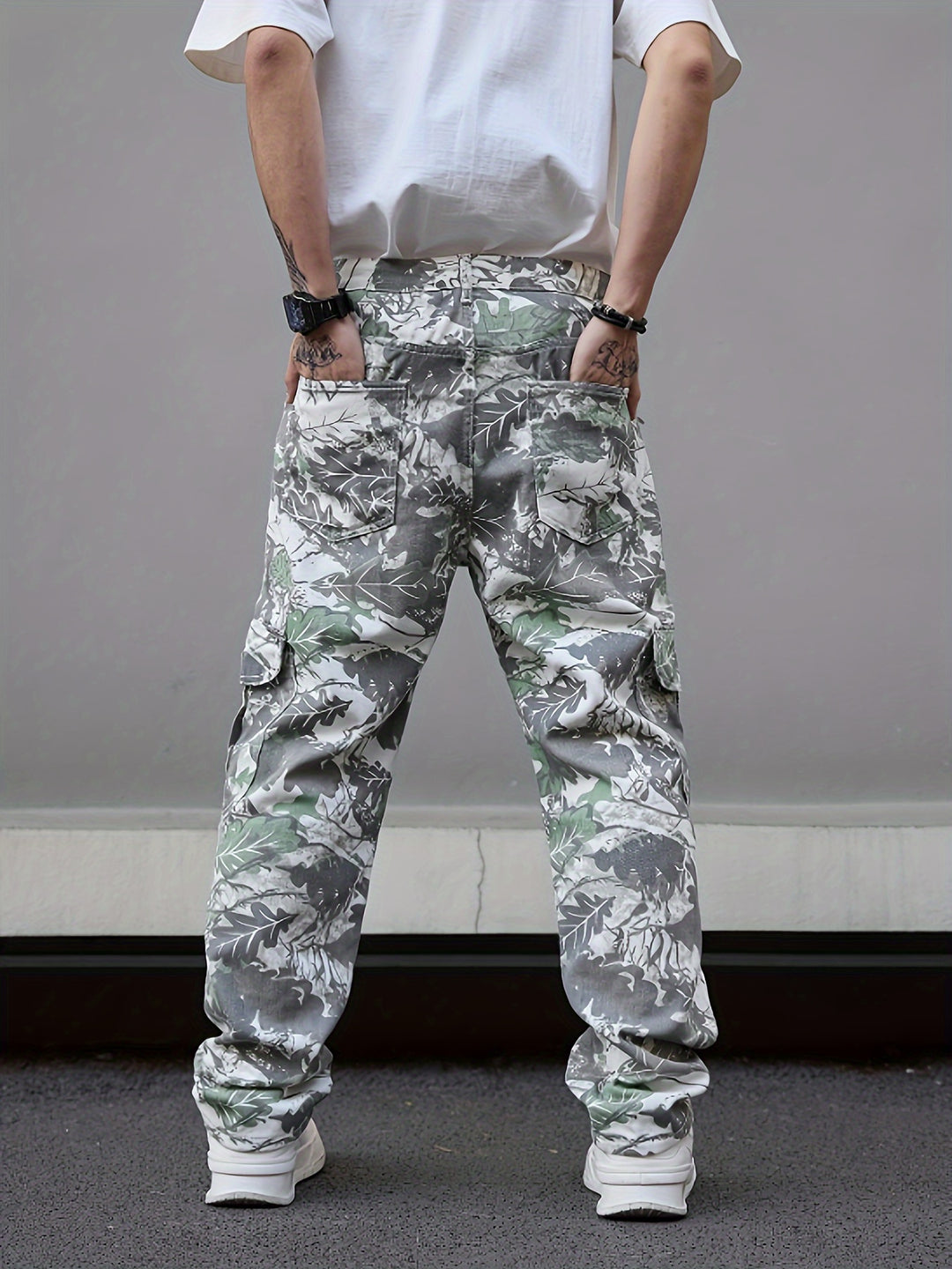 Camouflage Denim Jeans