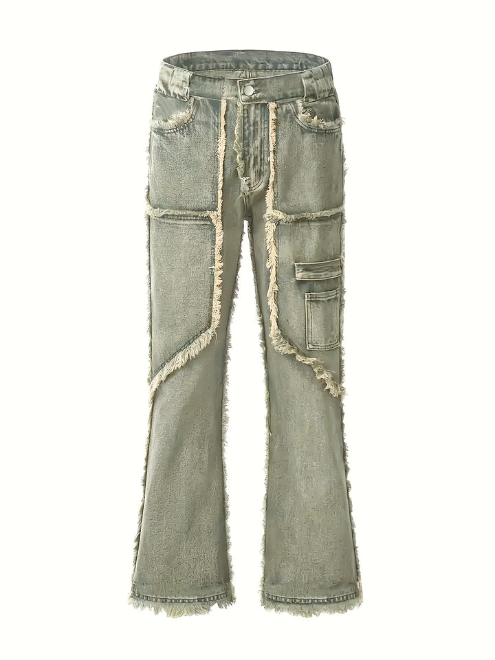 Rohkantige Jeans