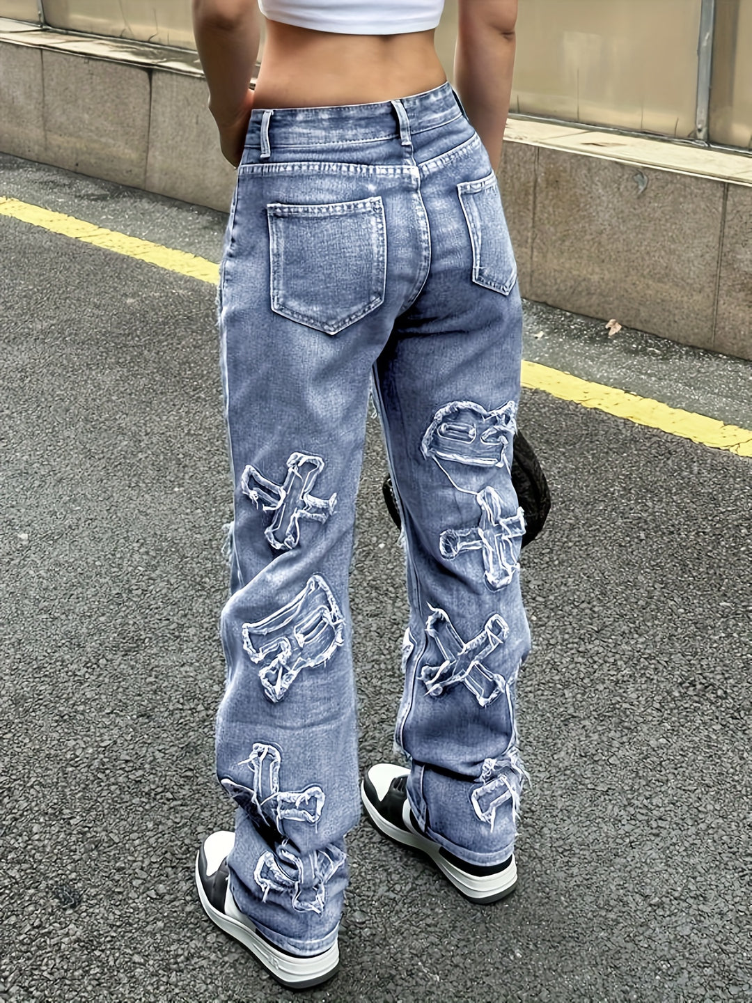 Buchstaben Jeans