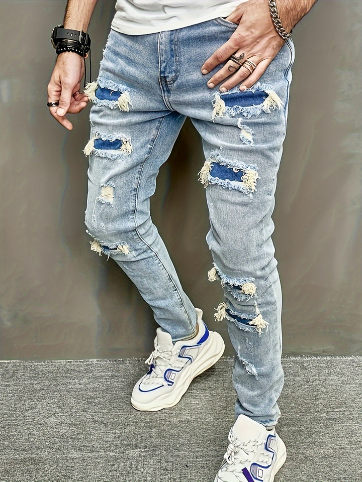 Zerrissene Denim