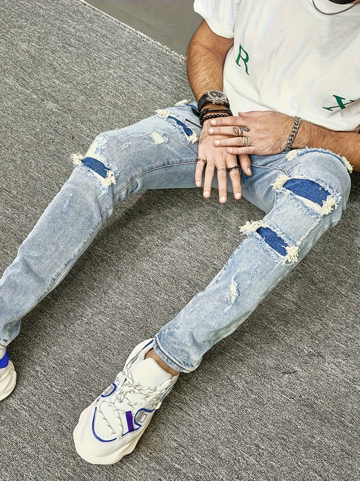 Zerrissene Denim
