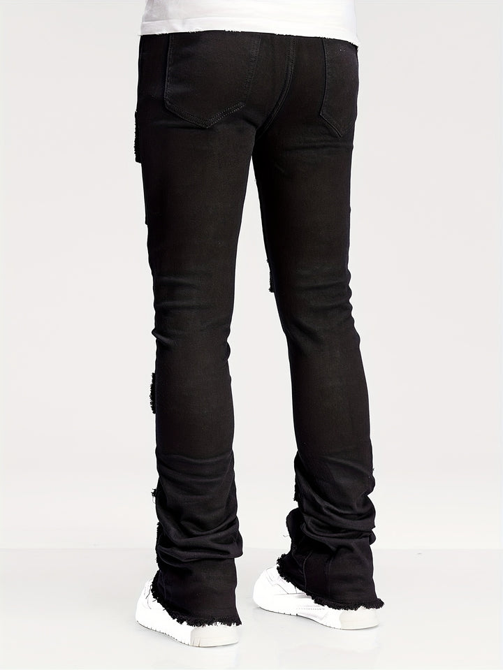 Flare Jeans mit Mehrfachtaschen