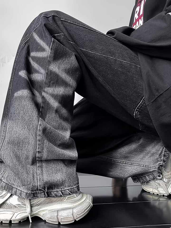 Verwaschene Jeans im Distressed Look