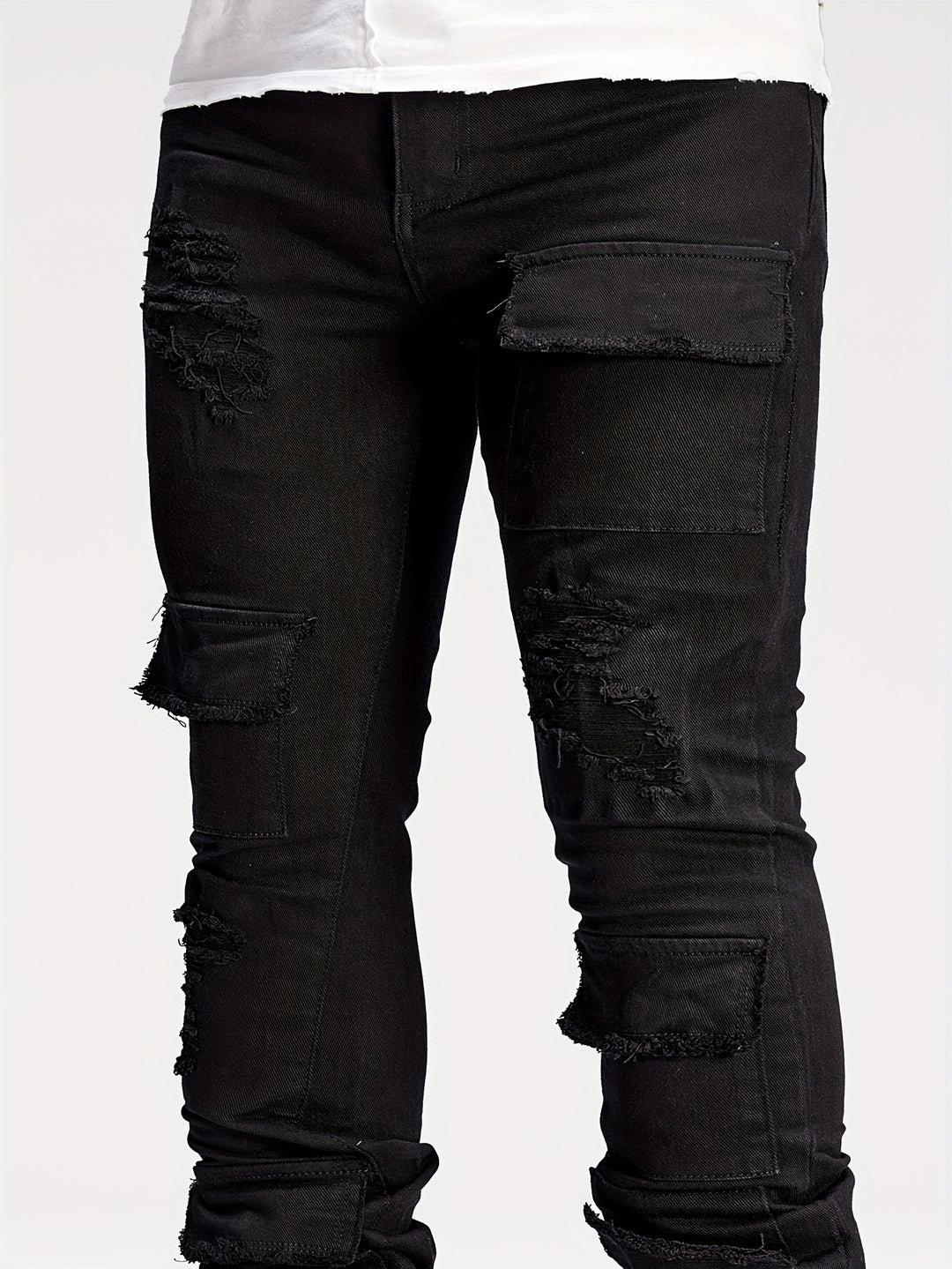 Flare Jeans mit Mehrfachtaschen