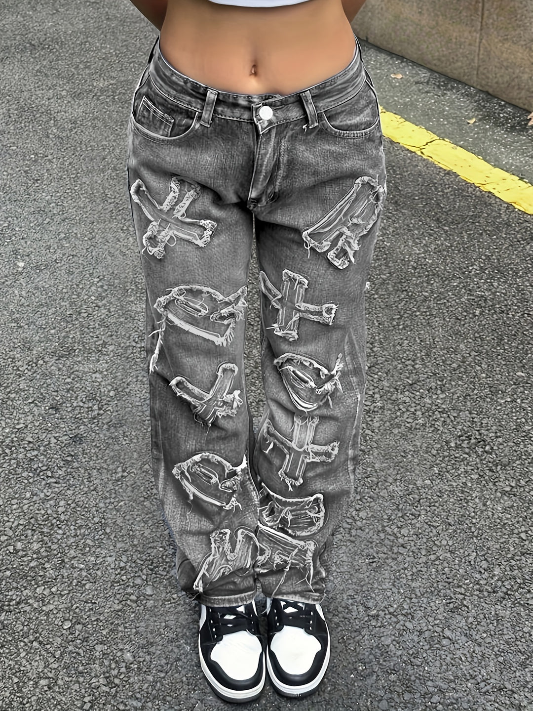 Buchstaben Jeans