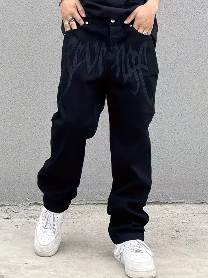 Embroidered jeans