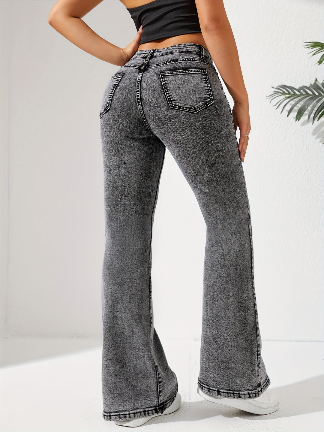Gewaschene Schneeflocke Jeans