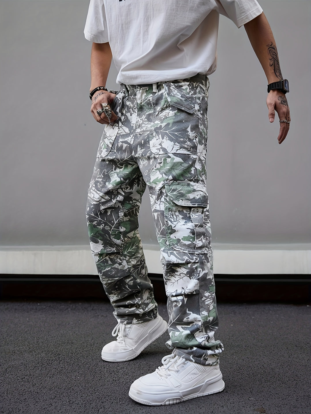 Camouflage Denim Jeans