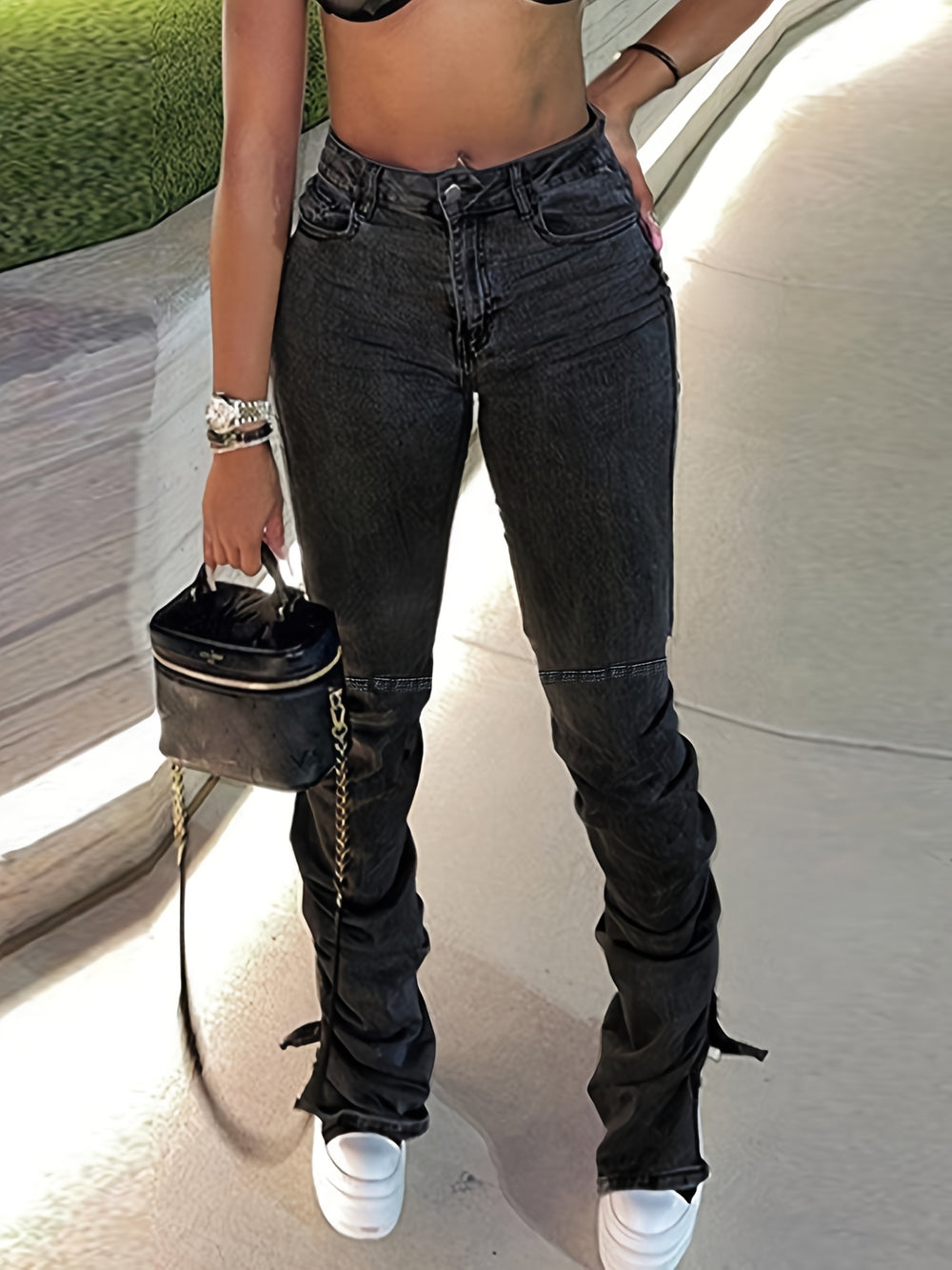 Gespaltene Jeans - Street Wear United