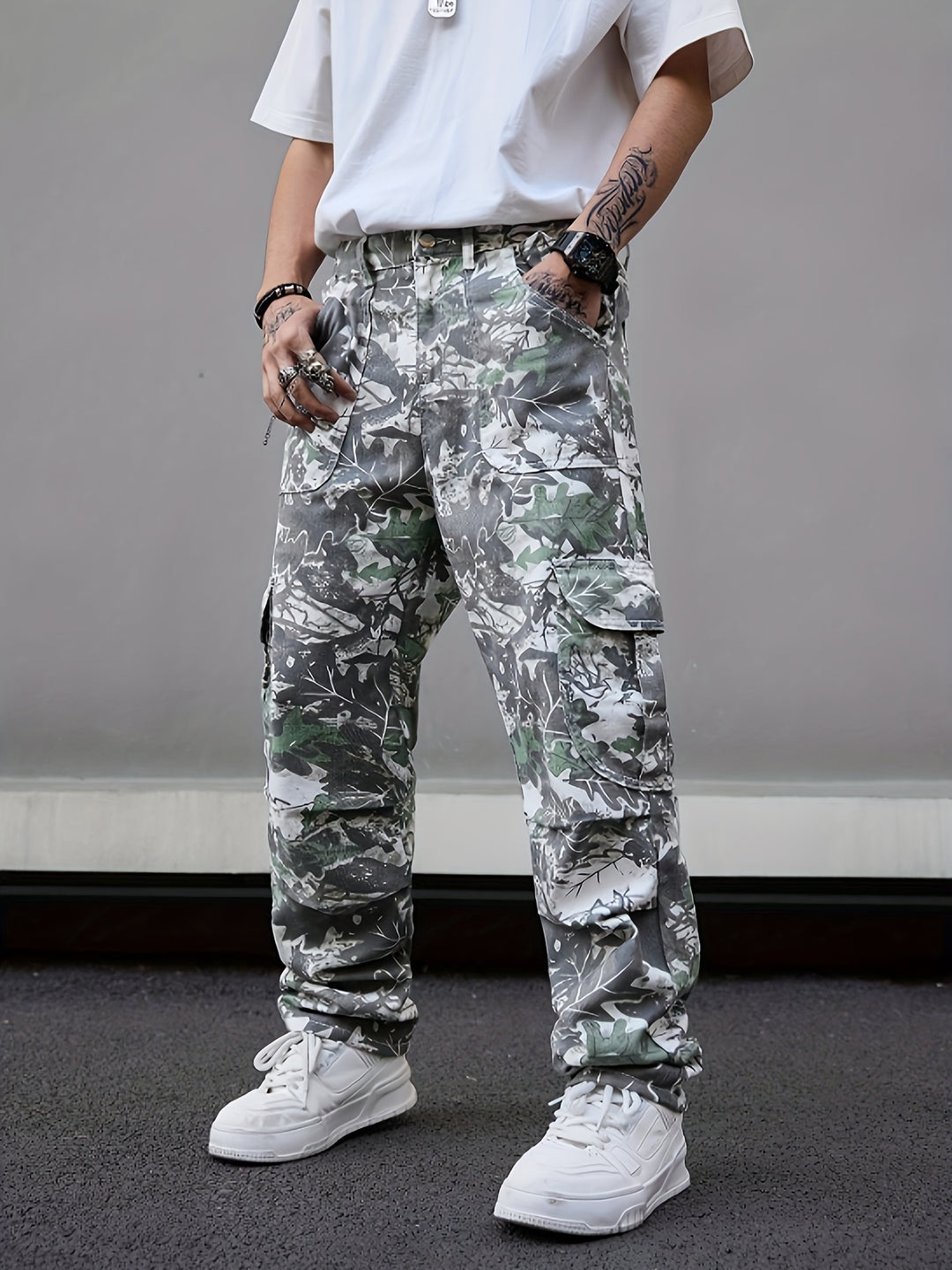 Camouflage Denim Jeans