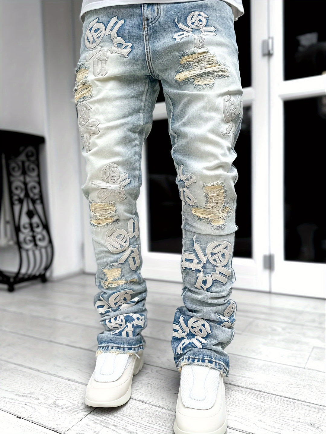 Bestrickte Jeans