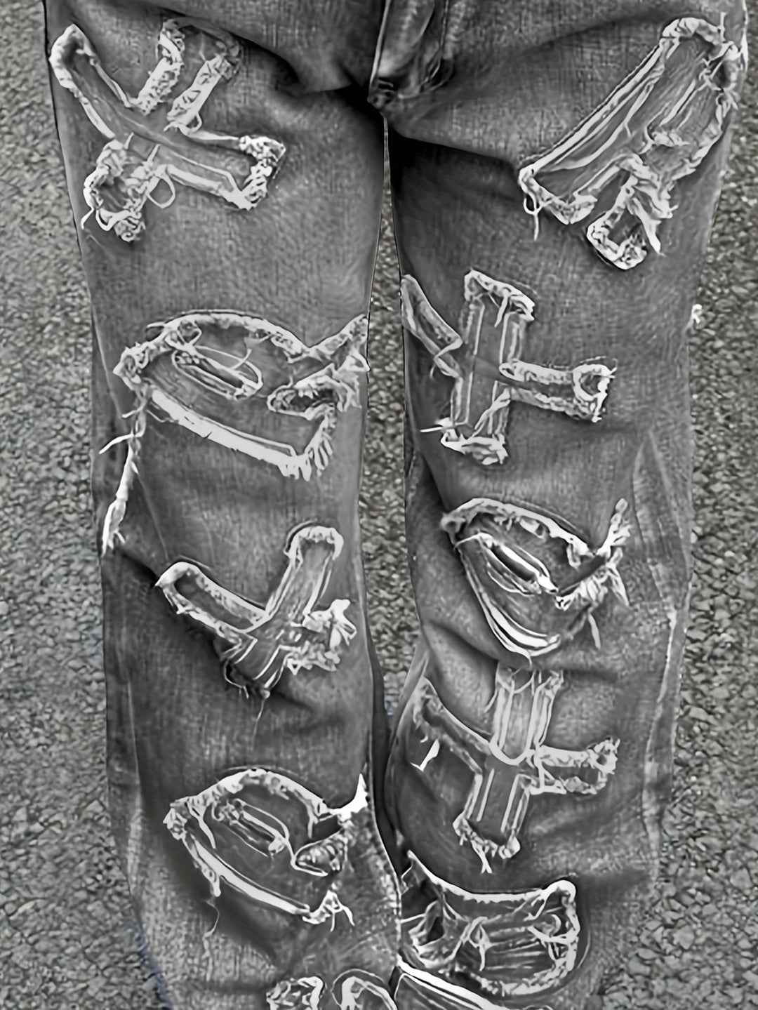 Buchstaben Jeans