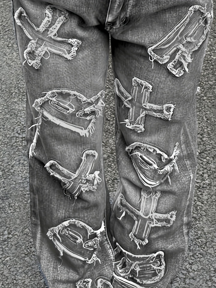 Buchstaben Jeans