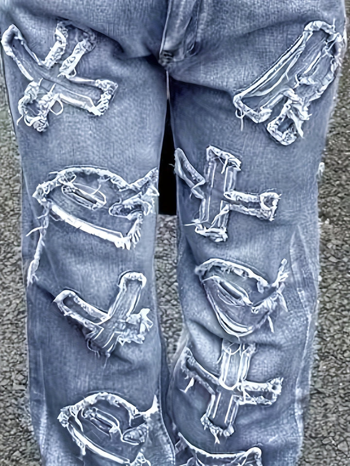 Buchstaben Jeans