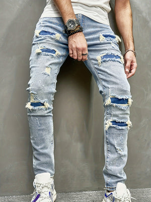 Zerrissene Denim