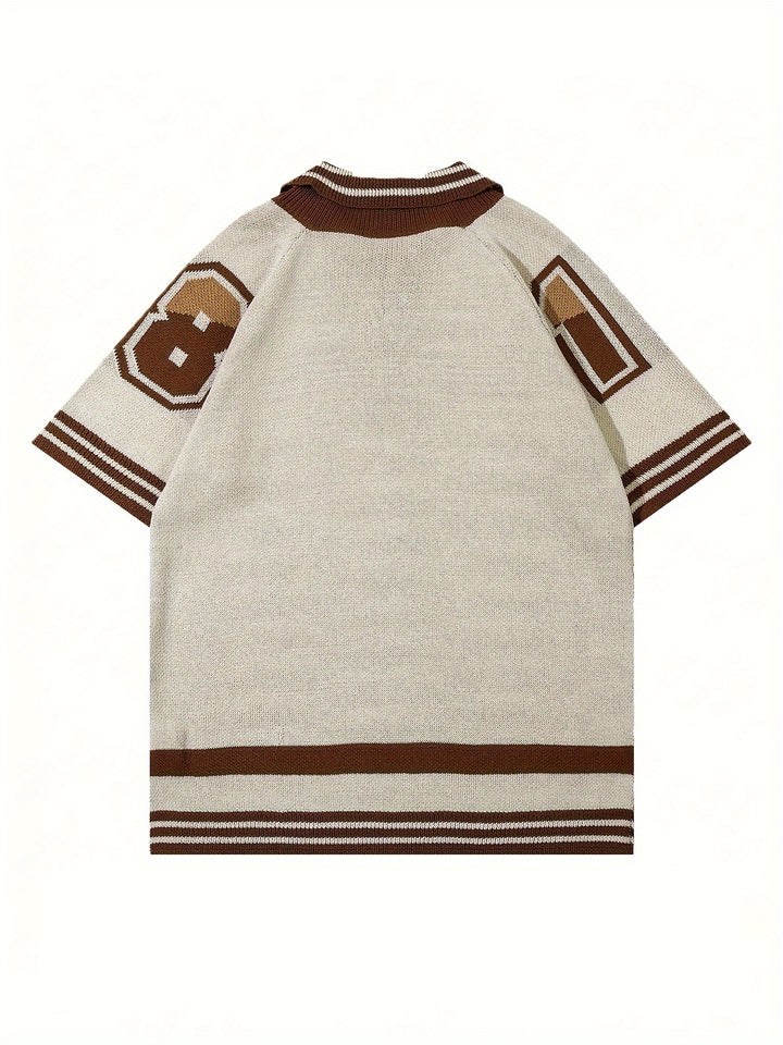 Vintage Strickshirt im Retro Stil
