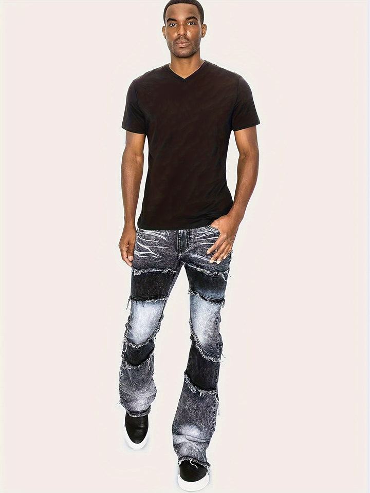 Farbblock Jeans