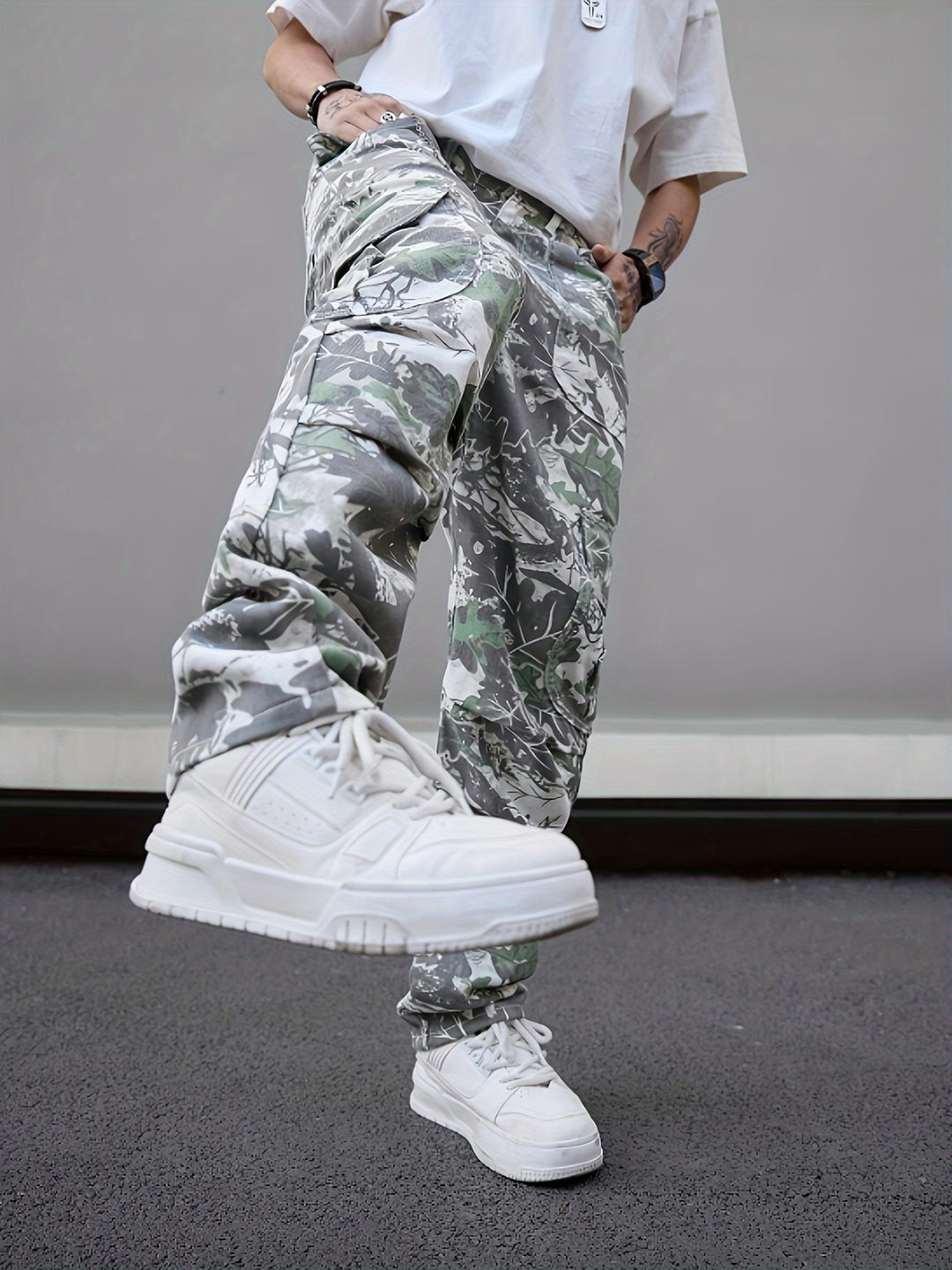 Camouflage Denim Jeans