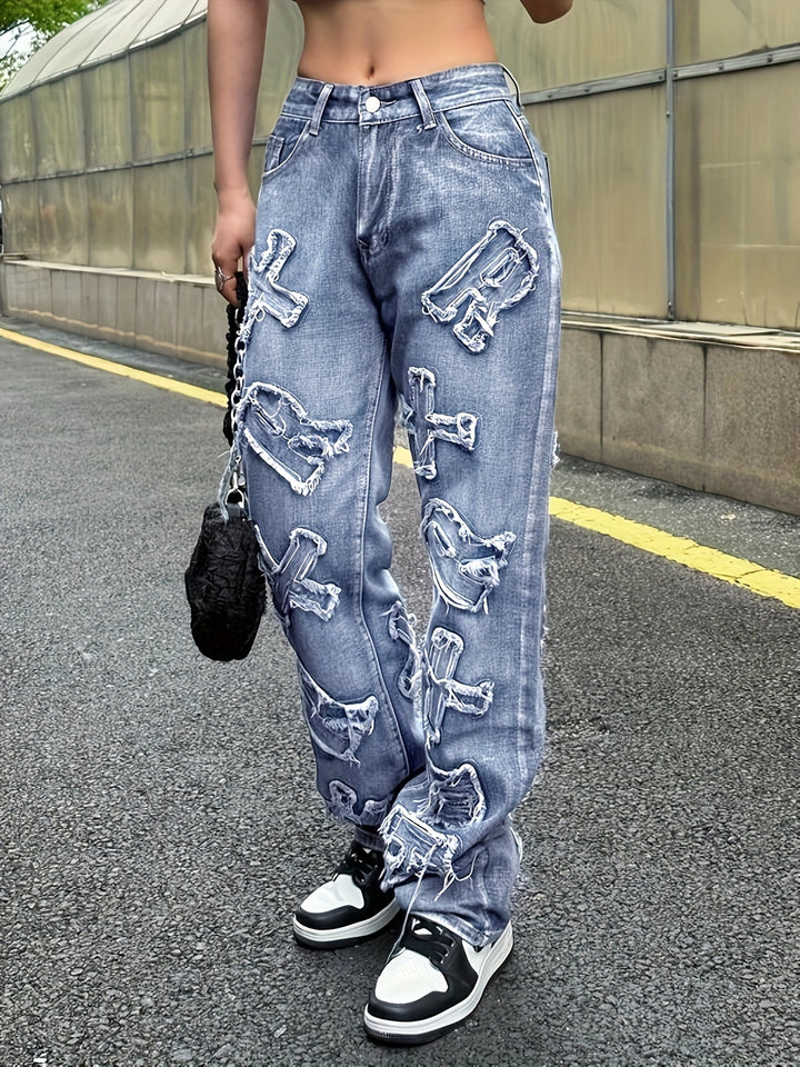 Buchstaben Jeans