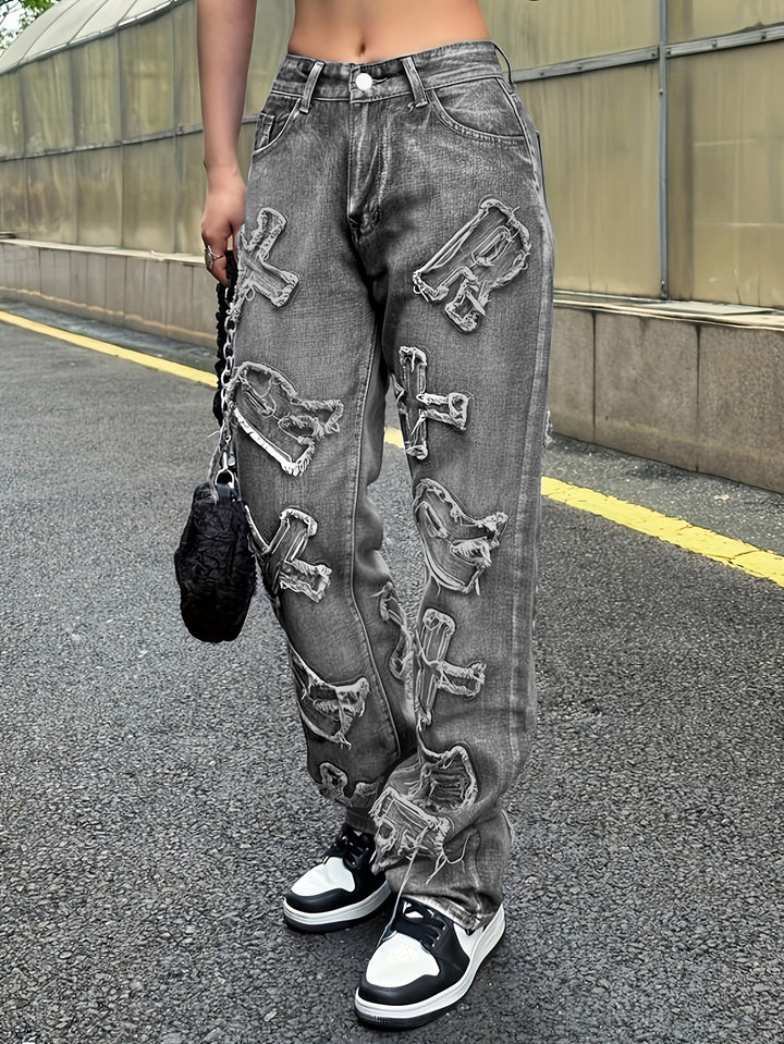 Buchstaben Jeans