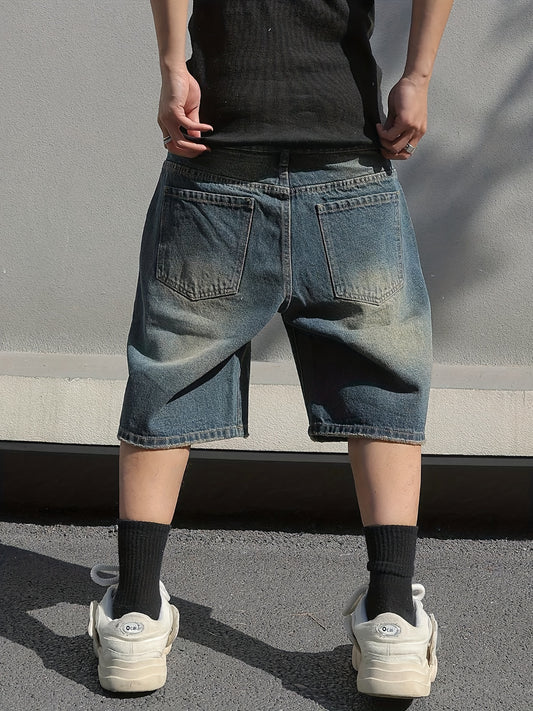 Ausgefranste Jeansshorts - Street Wear United