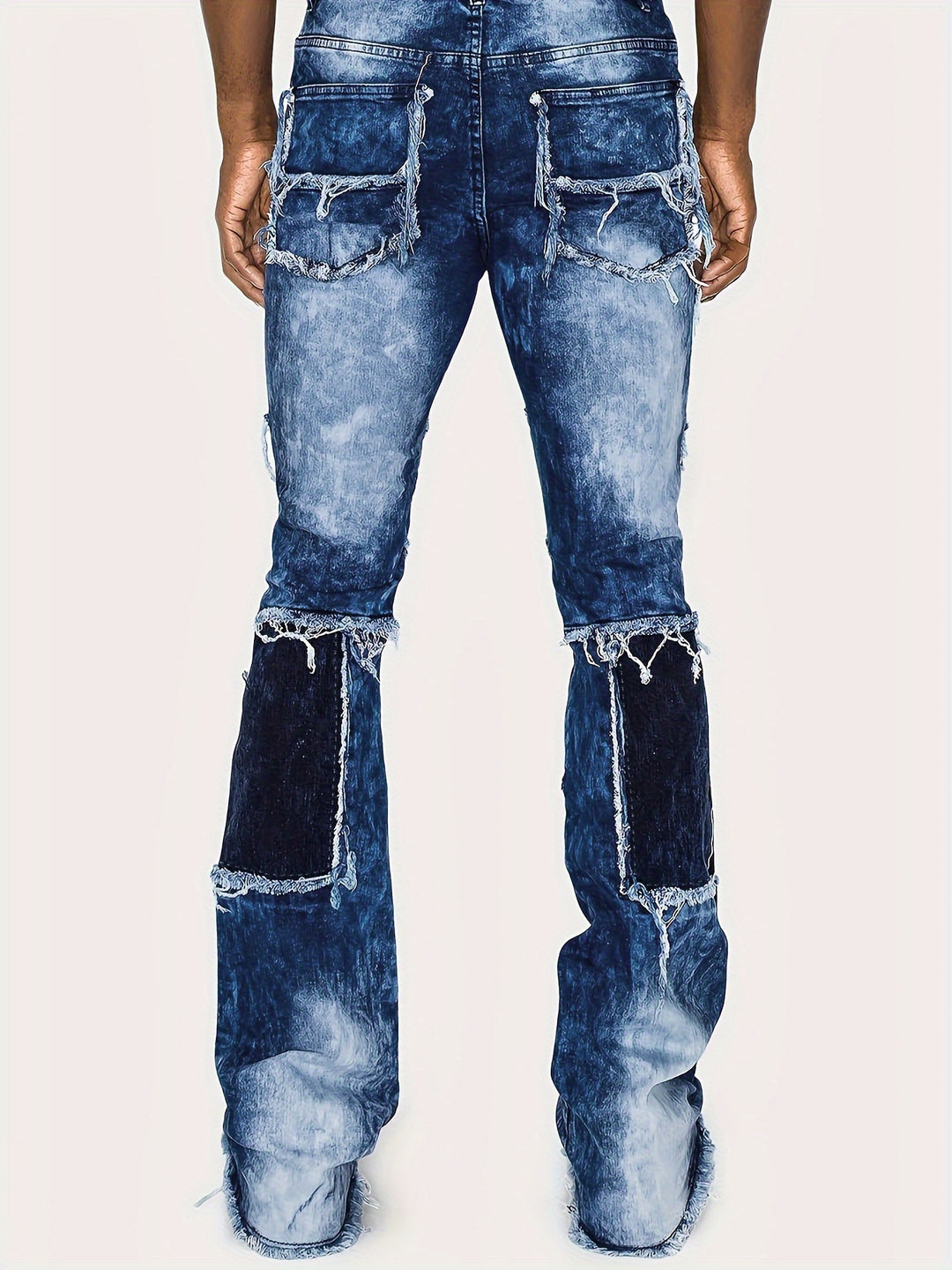 Farbblock Jeans