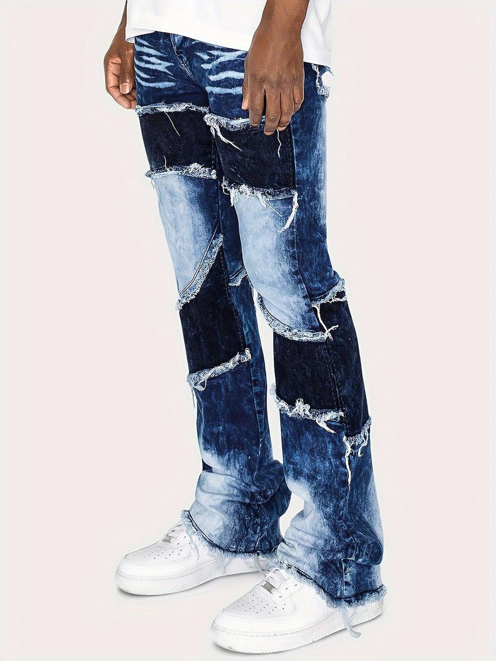 Farbblock Jeans - Street Wear United